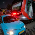 mesin mati di rel kereta