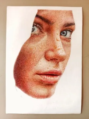 muhammad syafiq akbar pelukis pulpen