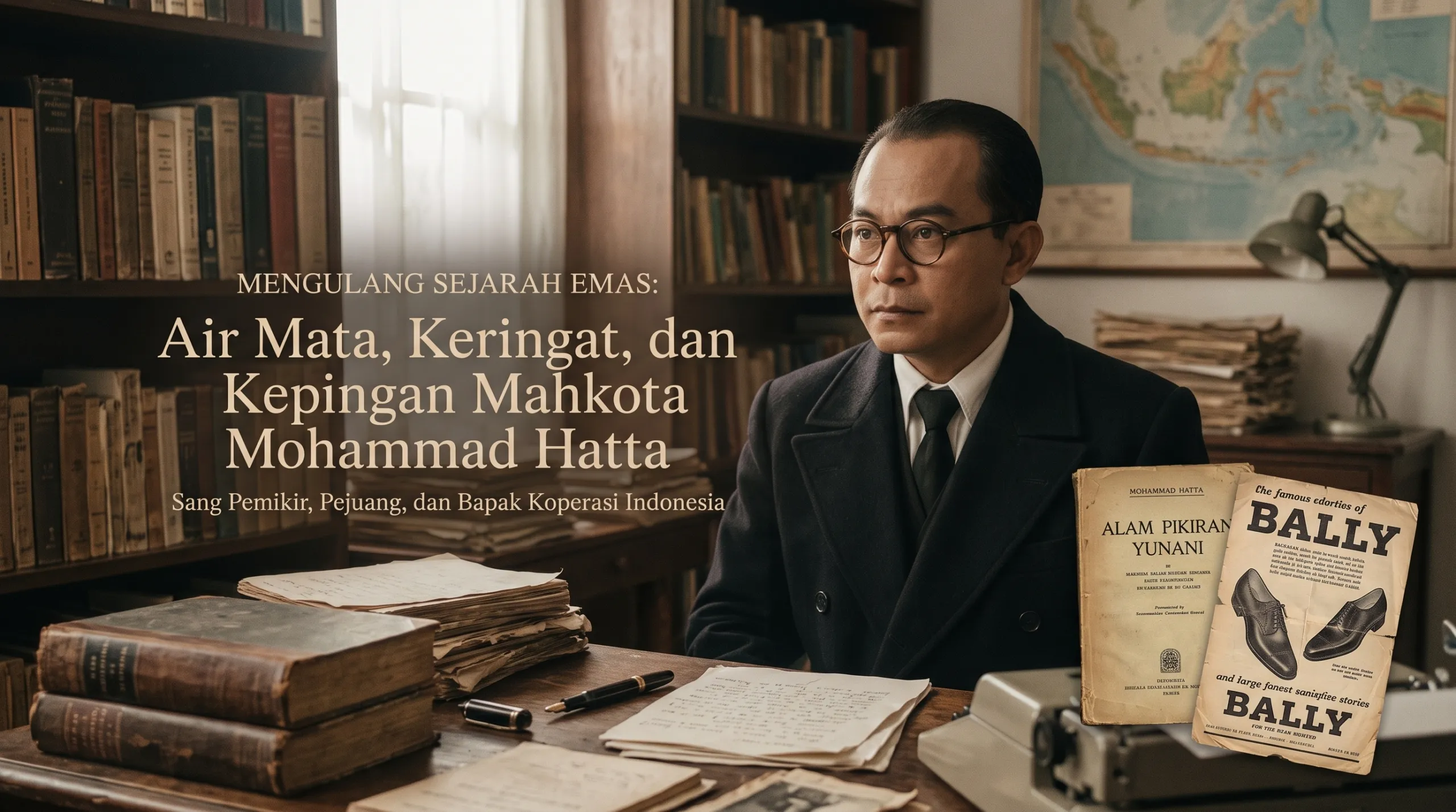 Sepatu Bally yang Tak Terbeli dan Mas Kawin Berupa Buku: Membaca Ulang Isi Kepala Mohammad Hatta