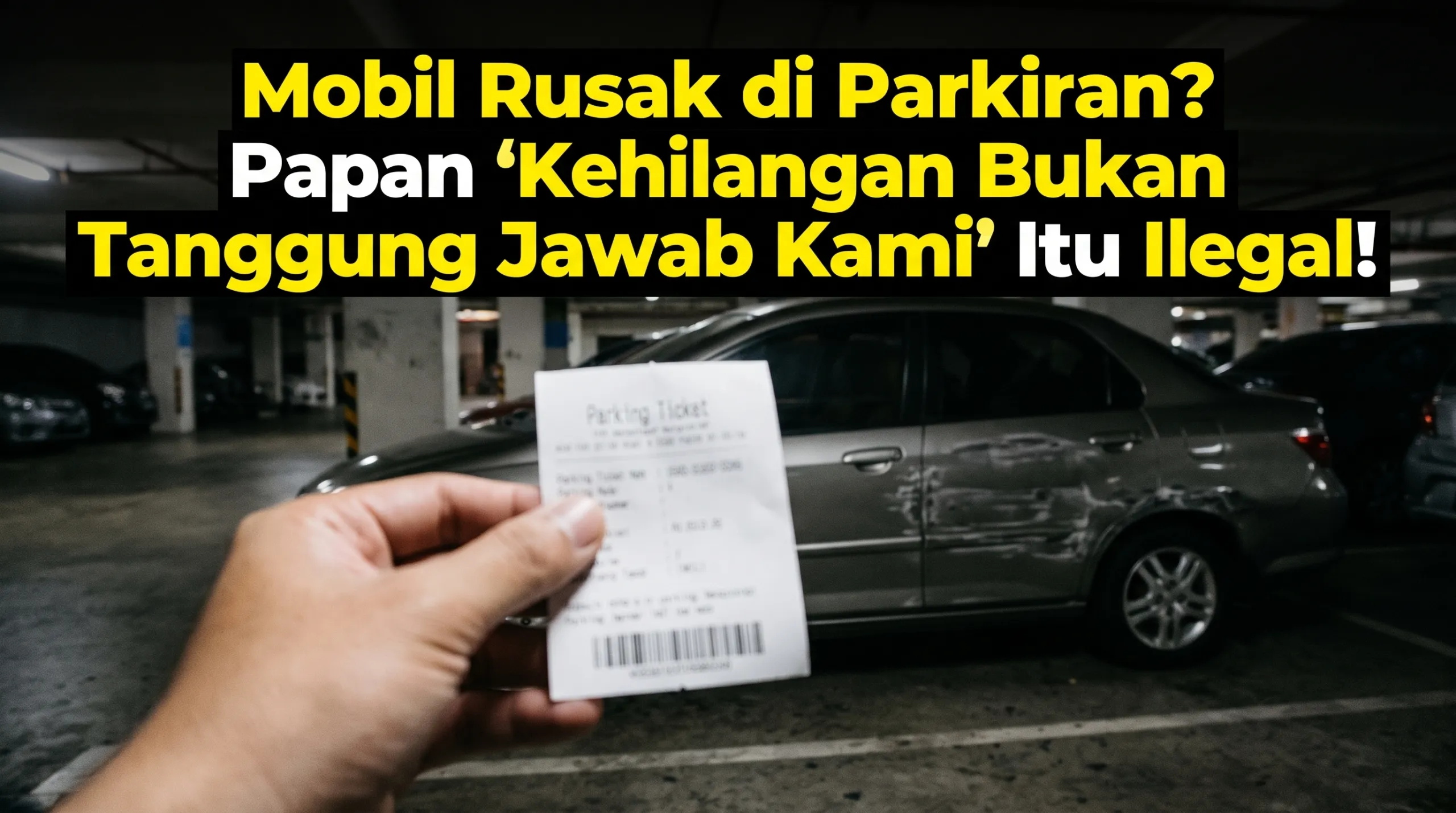Bongkar Rahasia Pengelola Parkir: Papan “Kehilangan Bukan Tanggung Jawab Kami” Ternyata Cuma Gertakan